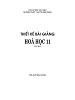 Thiết kế bài giảng hóa học 11 tập 2 part 1 potx