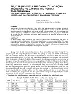 Báo cáo nghiên cứu khoa học: 