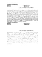 Test (15 minutes) Skill: Listening pptx