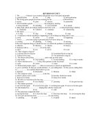 REVISION OF UNIT 5 potx