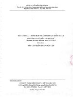 báo cáo tài chính hợp nhất đã được kiểm toán công ty cổ phần xây dựng 47 cho năm tài chính kết thúc ngày 31 tháng 12 năm 2013 kèm theo báo cáo kiểm toán độc lập