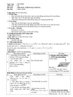 Giáo án toán 12 nâng cao - Tiết 32 doc