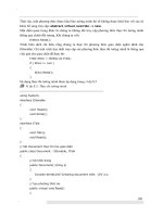 Giáo trình phân tích khả năng ứng dụng phương thức gán đối tượng cho một giao diện đối lập p6 pptx