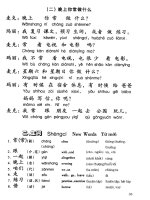 Giáo trình Hán ngữ Tập 1 XIA Phần 1.3 potx