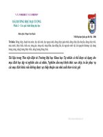 Hải dương học đại dương - Phần 2 Các quá trình động lực học - Chương mở đầu ppt