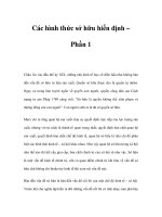 Các hình thức sở hữu hiến định – Phần 1 docx