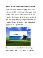 Chống mất cắp cho máy tính với Laptop Alarm pptx