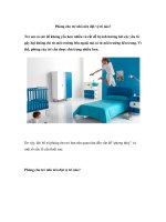 Phòng cho trẻ nhỏ nên đặt vị trí nào? pptx