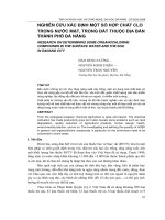 Báo cáo khoa học: 