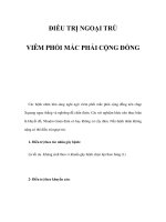 ĐIỀU TRỊ NGOẠI TRÚ VIÊM PHỔI MẮC PHẢI CỘNG ĐỒNG docx