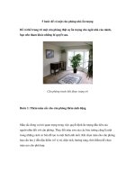 5 bước để có một căn phòng nhỏ ấn tượng potx