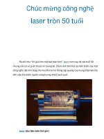 Chúc mừng công nghệ laser tròn 50 tuổi docx