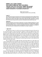 Báo cáo nghiên cứu khoa học: 