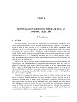 Động lực học chất lỏng tính toán - Chương 8 pot