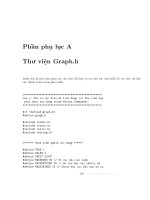 Đồ thị và các thuật toán - Phụ lục ppt