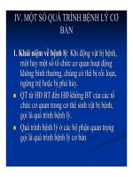 Bệnh học thủy sản : MỘT SỐ QUÁ TRÌNH BỆNH LÝ CƠ BẢN part 1 pptx