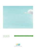 Honda environmental annual report 2005 commitment to the future