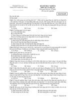 ĐỀ THI TRẮC NGHIỆM MÔN vật lý 12 - Mã đề thi 485 docx