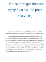 Vũ trụ dưới góc nhìn của vật lý hiện đại - Số phận của vũ trụ pptx