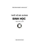 Thiết kế bài giảng sinh học 7 part 1 docx