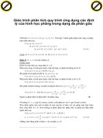 Giáo trình phân tích quy trình ứng dụng các định lý của hình học phẳng trong dạng đa phân giác p1 doc
