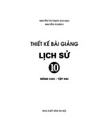 Thiết kế bài giảng lịch sử 10 nâng cao tập 2 part 1 ppt
