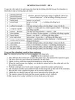 ĐỀ KIỂM TRA 15 PHÚT – ĐỀ A doc