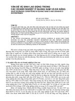 Báo cáo nghiên cứu khoa học: 