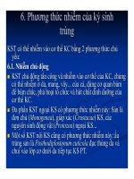 Bệnh học thủy sản : KHÁI NIỆM VỀ BỆNH KÝ SINH TRÙNG part 6 ppsx