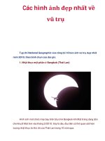 Các hình ảnh đẹp nhất về vũ trụ docx