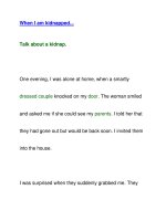 When I am kidnapped... doc