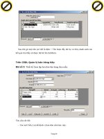 Giáo trình phân tích ứng dụng quy trình các bước để tạo một select query và crosstab query p9 pdf