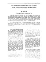 Báo cáo nghiên cứu khoa học: 