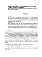 Báo cáo nghiên cứu khoa học: 