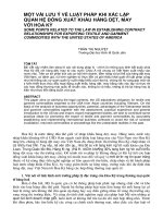 Báo cáo nghiên cứu khoa học: 