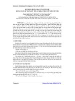 Báo cáo nghiên cứu khoa học: 