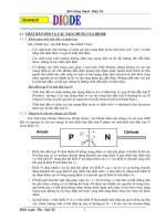 Bài Giảng Mạch Điện Tử_Chương 01_DIODS pptx