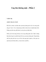 Ung thư đường mật – Phần 2 ppt