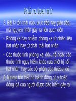 Bảo hiểm hoả hoạn và các rủi ro đặc biệt - phần 2 doc