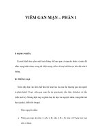 VIÊM GAN MẠN – PHẦN 1 potx