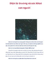Điện từ trường và sức khoẻ con người pptx