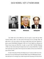 GIẢI NOBEL VẬT LÝ NĂM 2008 pdf