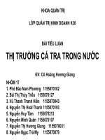 Tiểu luận Kinh tế vi mô