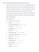 Phân tích cơ hội vận chuyển hàng khô bằng đường thủy nội địa tại Cty Bắc NOSCO - 5 pptx