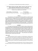 Báo cáo nghiên cứu khoa học: 