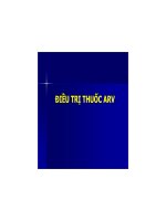Bài giảng HIV : ĐIỀU TRỊ THUỐC ARV part 1 pps
