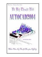Vẽ kỹ thuật với AutoCad 2004 - Chương 1 ppt