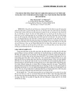 Báo cáo nghiên cứu khoa học: 