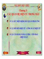 Bài giảng máy điện I - Phần 1 Máy điện một chiều - Chương 3 pot