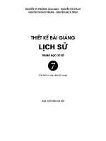 Thiết kế bài giảng lịch sử 7 part 1 docx